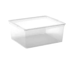 CONTENITORE C BOX IN PLASTICA TRASPARENTE 37X26 H. 14CM 11LT: vendita online CONTENITORE C BOX IN PLASTICA TRASPARENTE 37X26 H. 14CM 11LT in offerta