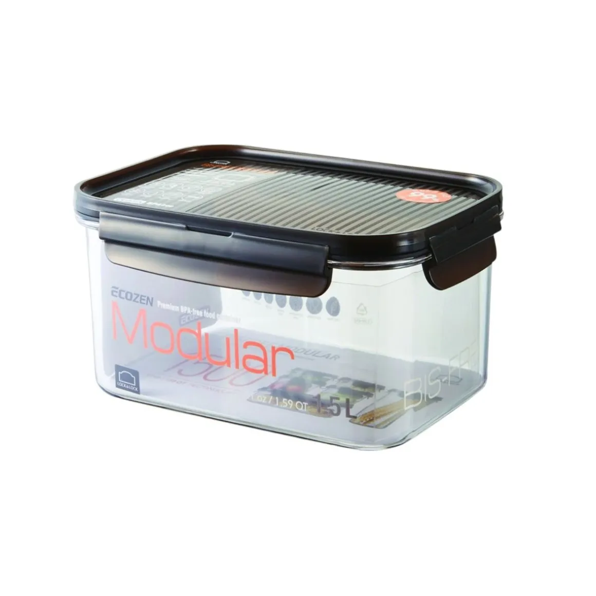 CONTENITORE LINEA MODULAR BISFREE 19X13.6X10CM 1500ML