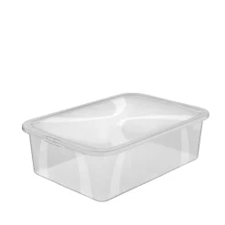 CONTENITORE LONA IN PLASTICA TRASPARENTE 42X35.1 H. 11.2CM 12LT: vendita online CONTENITORE LONA IN PLASTICA TRASPARENTE 42X35.1 H. 11.2CM 12LT in offerta