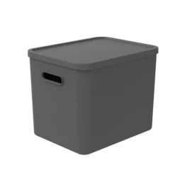 CONTENITORE MULTI BOX ALBULA LIGHT ANTRACITE 37X29 H. 29.5CM 27LT: vendita online CONTENITORE MULTI BOX ALBULA LIGHT ANTRACITE 37X29 H. 29.5CM 27LT in offerta