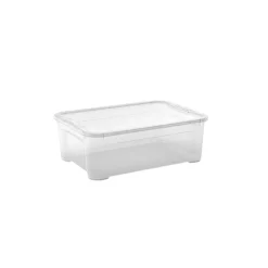 CONTENITORE T BOX IN PLASTICA TRASPARENTE 55.5X39 H. 19CM 31.5LT: vendita online CONTENITORE T BOX IN PLASTICA TRASPARENTE 55.5X39 H. 19CM 31.5LT in offerta