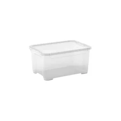 CONTENITORE T BOX IN PLASTICA TRASPARENTE 38X26.5 H. 19CM 14LT: vendita online CONTENITORE T BOX IN PLASTICA TRASPARENTE 38X26.5 H. 19CM 14LT in offerta