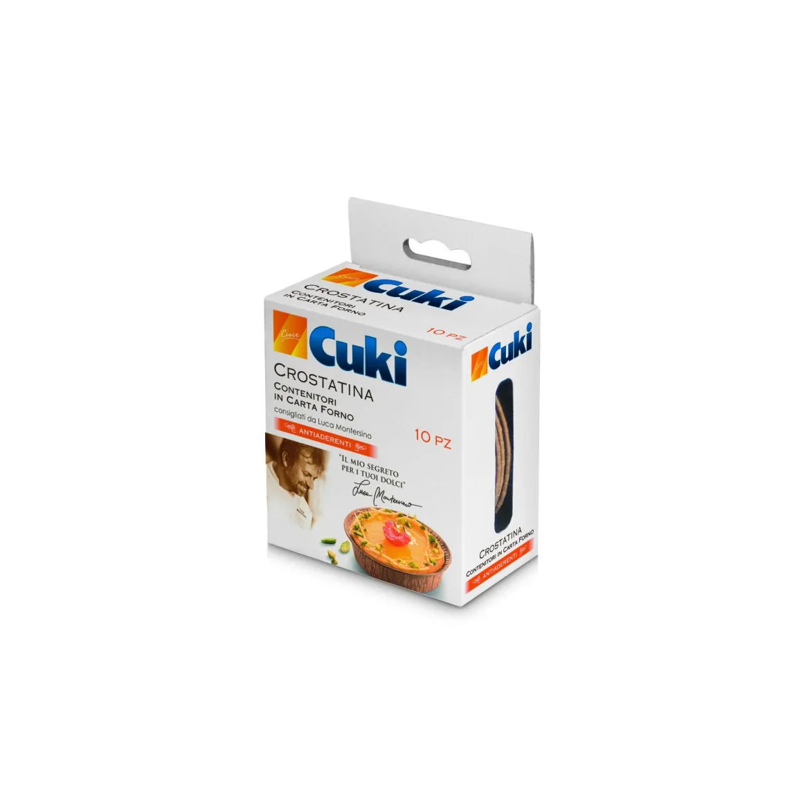 CONTENITORI PER CROSTATINE IN CARTA FORNO ANTIDERENTE 9.2X1.9CM