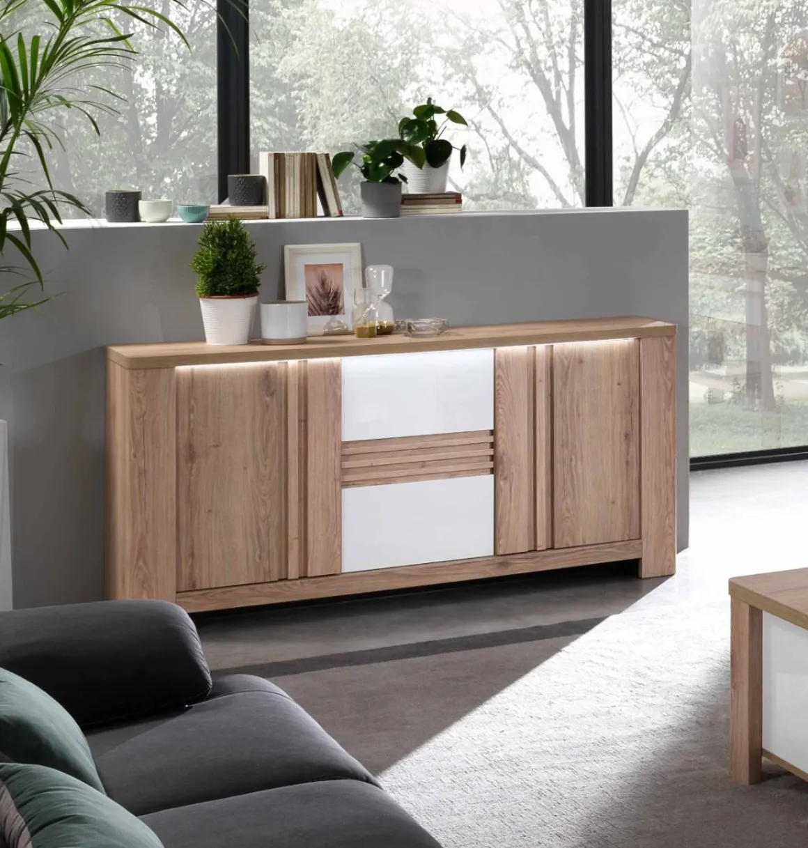 CONTROMOBILE MOD.PALAZZO 3 ANTE ROVERE WELLINGTON/B.CO LUCIDO: vendita online CONTROMOBILE MOD.PALAZZO 3 ANTE ROVERE WELLINGTON/B.CO LUCIDO in offerta