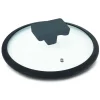 COPERCHIO IN VETRO E SILICONE CON FORO DIAM. 20