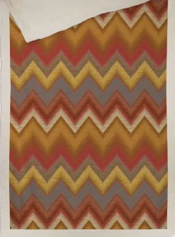 Coperta Chevron Linea Girard 150x200 cm: Plaid Flanella in vendita