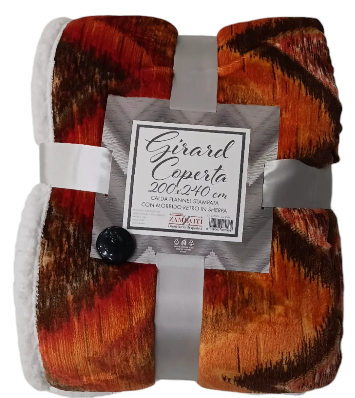 Coperta Chevron Linea Girard 150x200 cm: Plaid Flanella in vendita