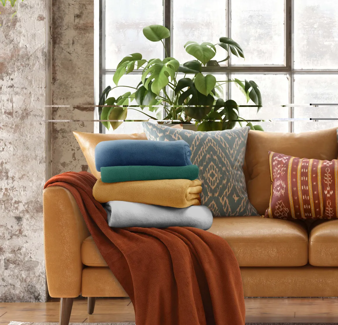 Coperta Colorissimi 150x200cm: Calda coperta in Flanella