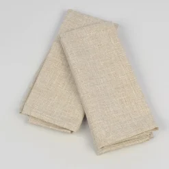 COPPIA TOVAGLIOLI CM 40X40 ECRU': vendita online COPPIA TOVAGLIOLI CM 40X40 ECRU' in offerta