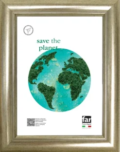 CORNICE RAY IN RESINA E CRILEX ARGENTO 50X70CM: vendita online CORNICE RAY IN RESINA E CRILEX ARGENTO 50X70CM in offerta