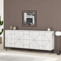 CREDENZA MOD. DUNE ANCIENT WHITE
