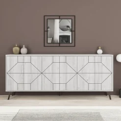 CREDENZA MOD. DUNE ANCIENT WHITE