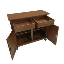 CREDENZA 2 ANTE IN LEGNO NOCE in vendita online