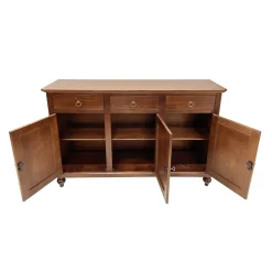 CREDENZA 3 ANTE IN LEGNO TINTA NOCE : vendita online CREDENZA 3 ANTE IN LEGNO TINTA NOCE in offerta
