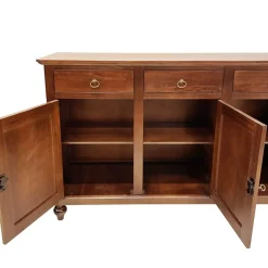 CREDENZA 3 ANTE IN LEGNO TINTA NOCE : vendita online CREDENZA 3 ANTE IN LEGNO TINTA NOCE in offerta