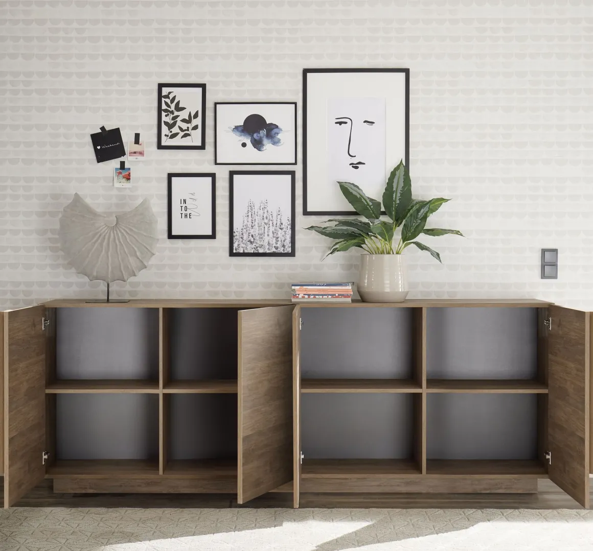 CREDENZA 4 ANTE MOD. JUPITER MERCURE in vendita online