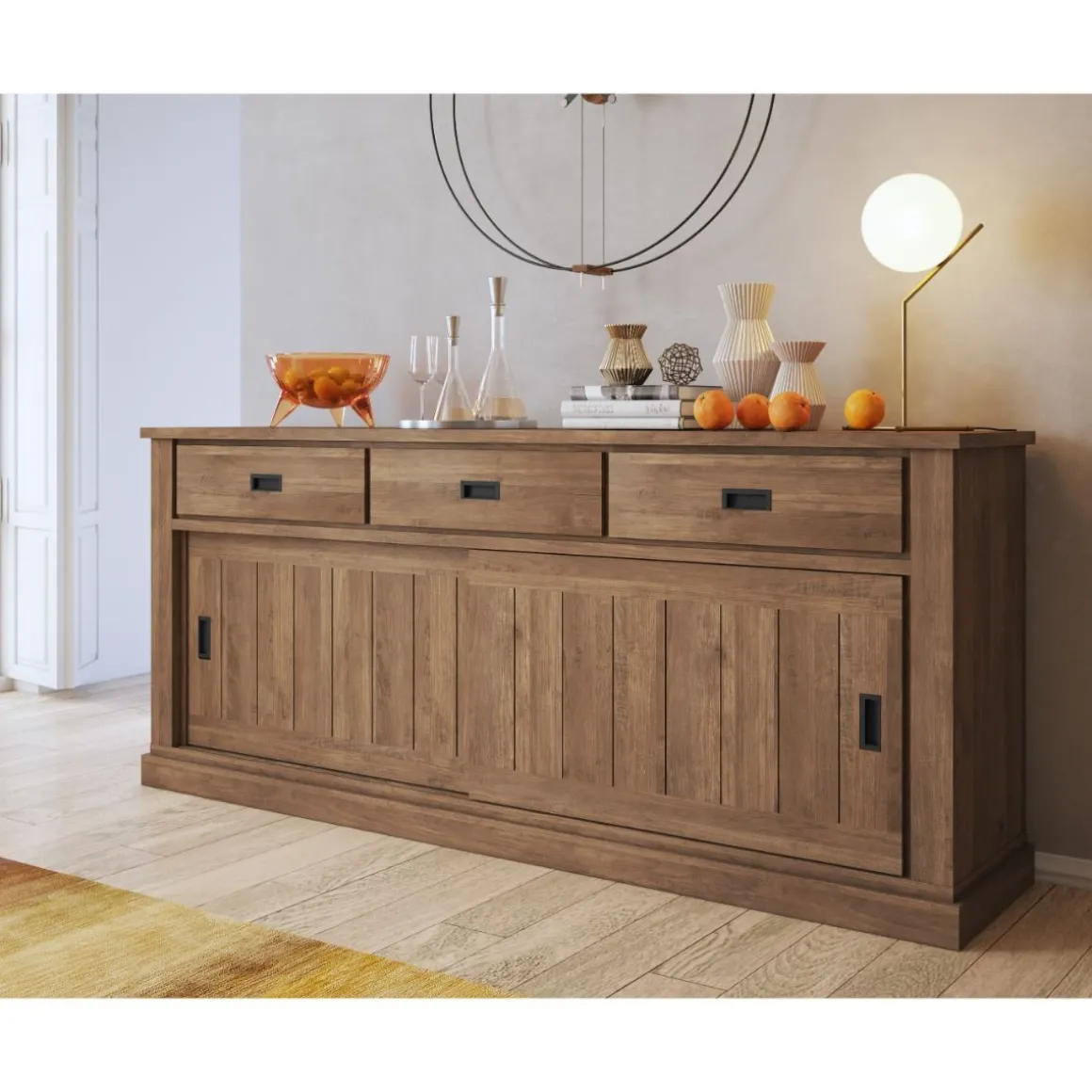 CREDENZA ANTHONY CM 220 NOCE EASTWOOD: vendita online CREDENZA ANTHONY CM 220 NOCE EASTWOOD in offerta