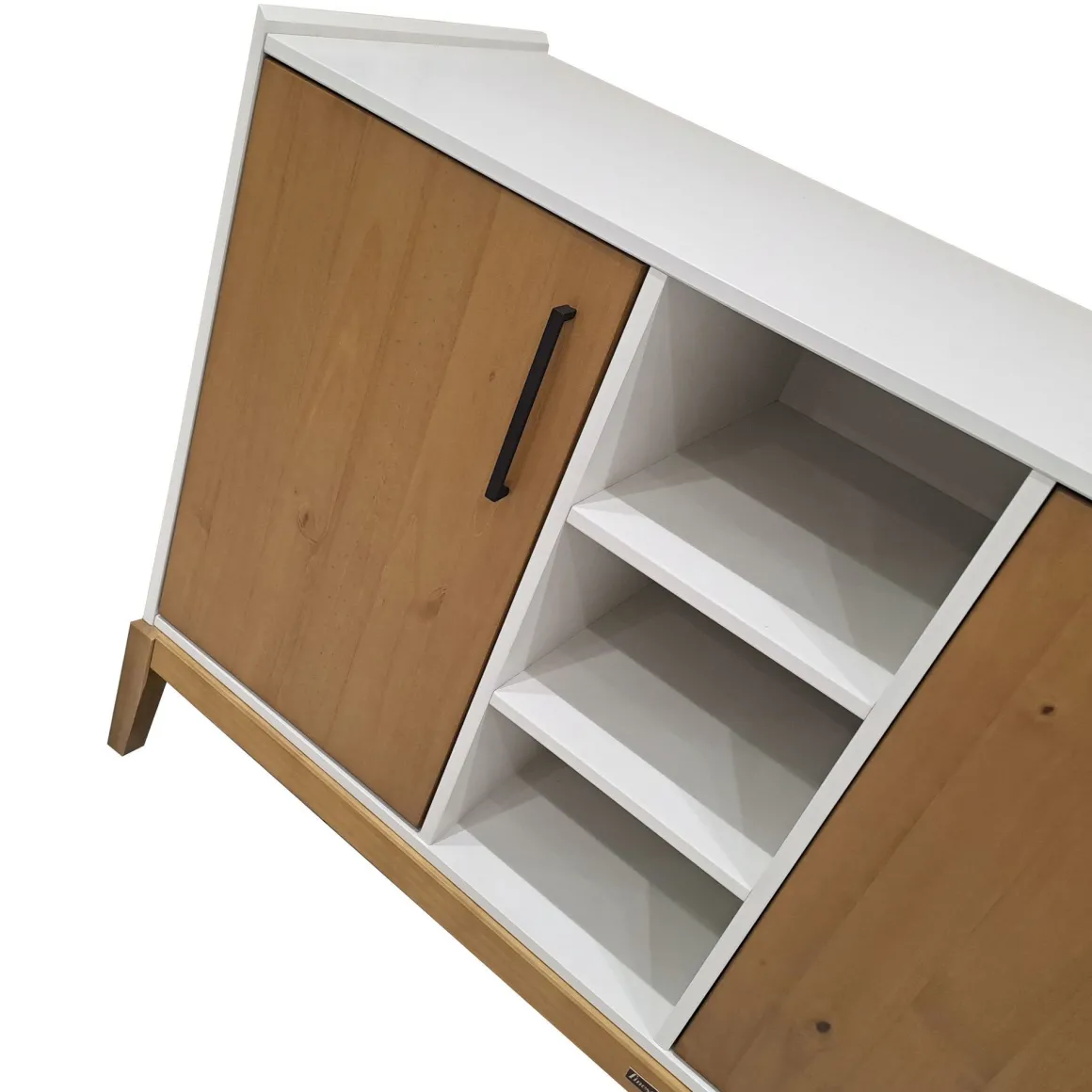 CREDENZA CM 150X45 H. 85 BIANCO E TABACCO: vendita online CREDENZA CM 150X45 H. 85 BIANCO E TABACCO in offerta