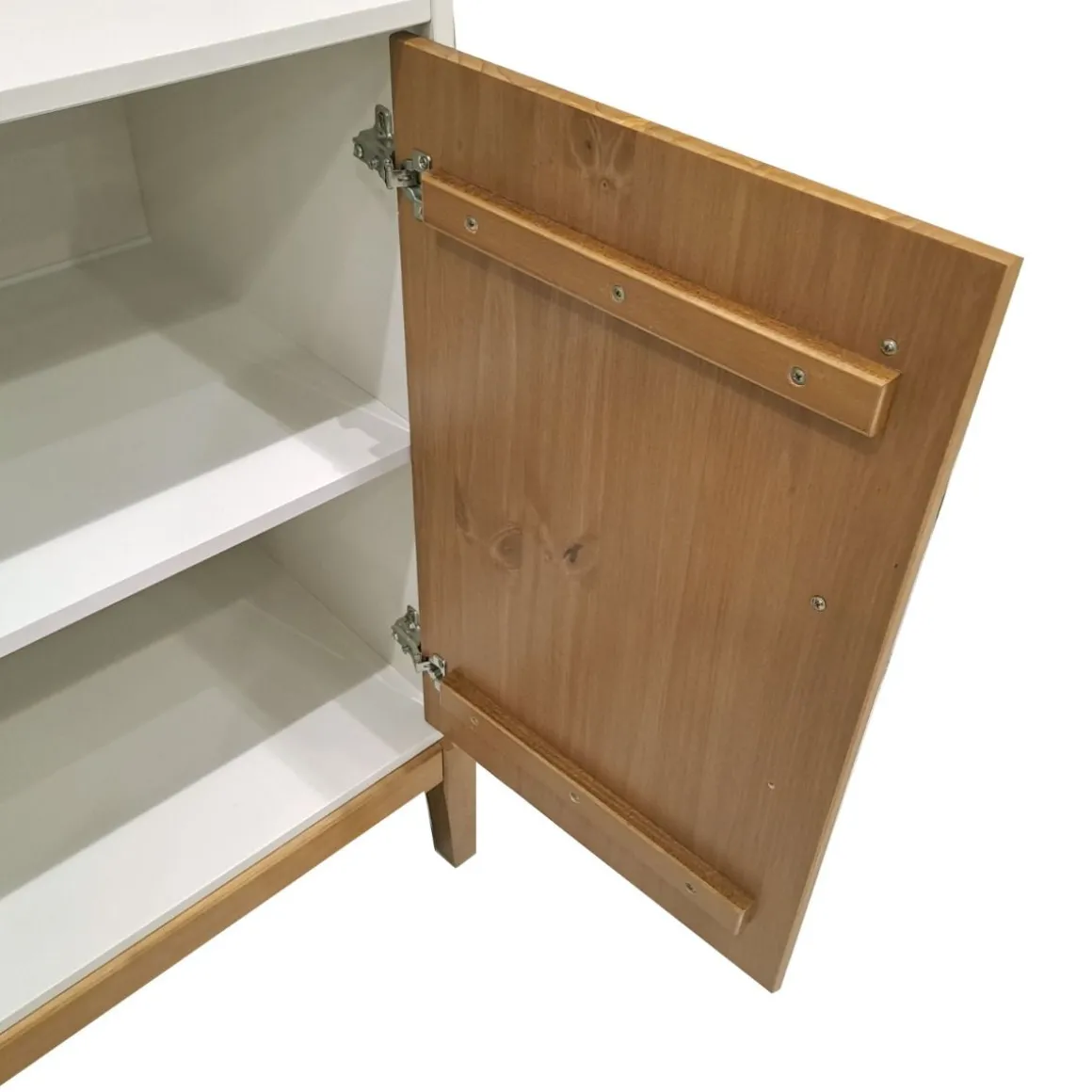 CREDENZA CM 150X45 H. 85 BIANCO E TABACCO: vendita online CREDENZA CM 150X45 H. 85 BIANCO E TABACCO in offerta