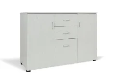 CREDENZA CM 120X40 H. 82,5 ROVERE SBIANCATO: vendita online CREDENZA CM 120X40 H. 82,5 ROVERE SBIANCATO in offerta