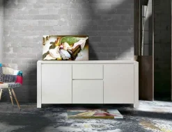 CREDENZA IN ABETE BIANCO SPAZZOLATO: vendita online CREDENZA IN ABETE BIANCO SPAZZOLATO in offerta