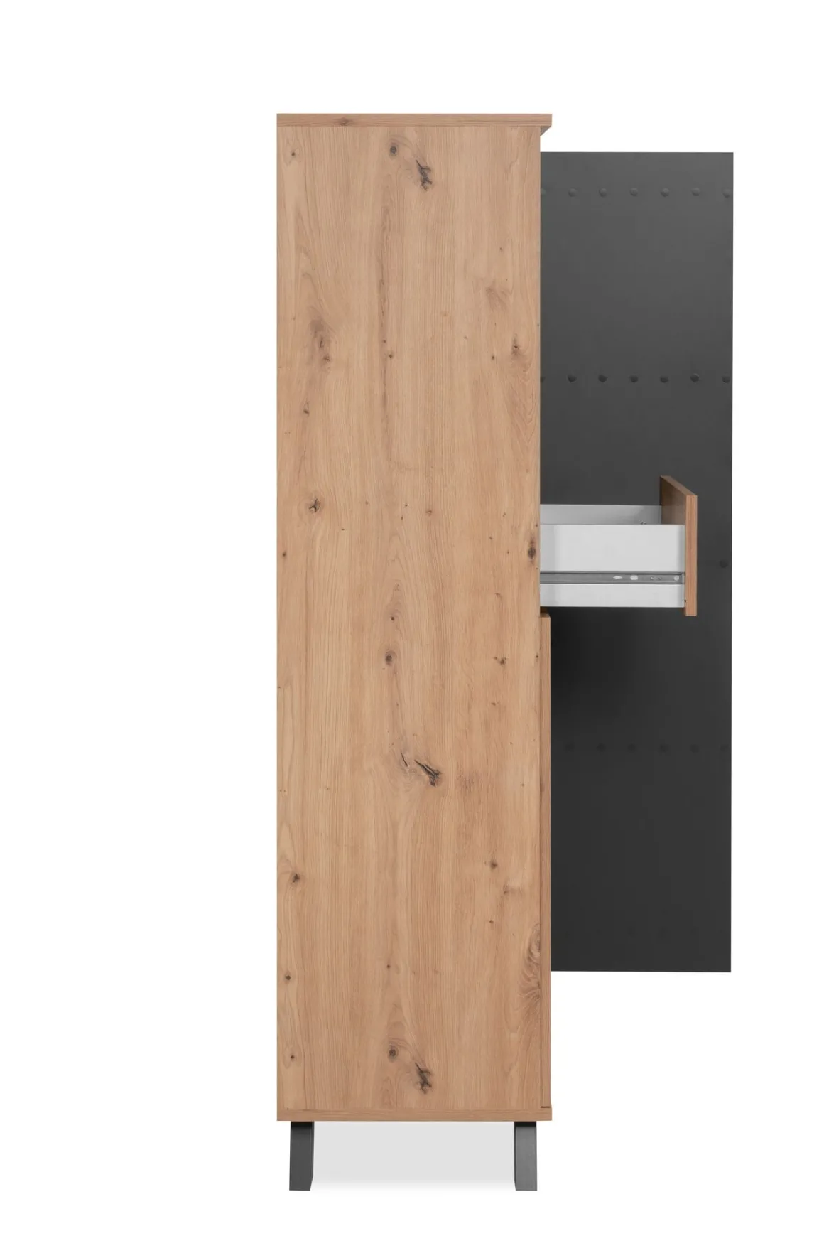 CREDENZA IN LAMINATO: CREDENZA MOD. MEDAN ARTISAN OAK E ANTRACITE