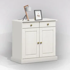 CREDENZA IN LEGNO MASSELLO BIANCO OPACO: vendita online CREDENZA IN LEGNO MASSELLO BIANCO OPACO in offerta