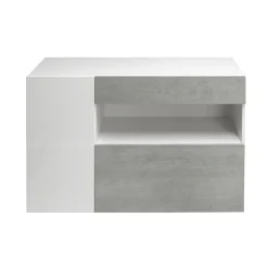 CREDENZA JOHNNY BIANCO E CEMENTO: vendita online CREDENZA JOHNNY BIANCO E CEMENTO in offerta
