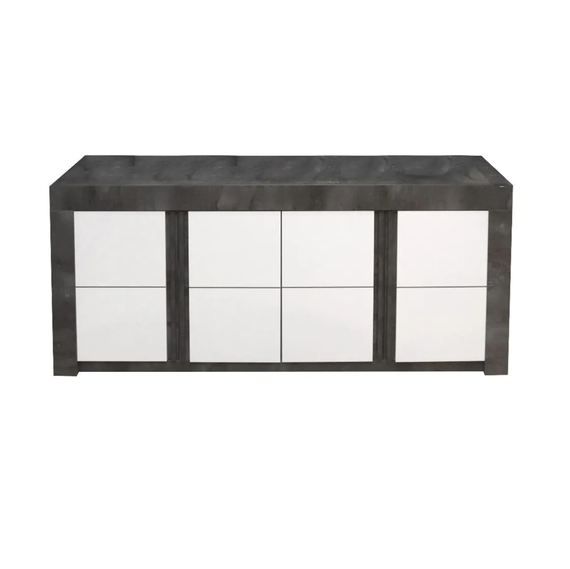 CREDENZA MOD.CAPRI OSSIDO E BIANCO LUCIDO: vendita online CREDENZA MOD.CAPRI OSSIDO E BIANCO LUCIDO in offerta