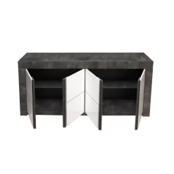 CREDENZA MOD.CAPRI OSSIDO E BIANCO LUCIDO: vendita online CREDENZA MOD.CAPRI OSSIDO E BIANCO LUCIDO in offerta