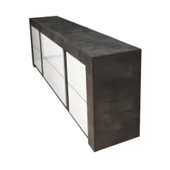 CREDENZA MOD.CAPRI OSSIDO E BIANCO LUCIDO: vendita online CREDENZA MOD.CAPRI OSSIDO E BIANCO LUCIDO in offerta