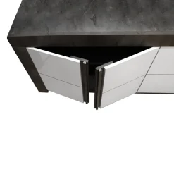 CREDENZA MOD.CAPRI OSSIDO E BIANCO LUCIDO: vendita online CREDENZA MOD.CAPRI OSSIDO E BIANCO LUCIDO in offerta