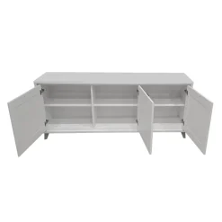 CREDENZA MOD. FOSTER CM 189X45 H.79 BIANCO FRASSINATO in vendita online