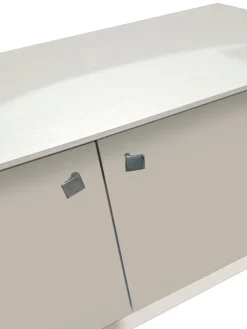 CREDENZA MOD. GIORNO PER GIORNO CM 155.6X45 H. 71.6 NUVOLA FRASSINO E TELE LISCIO in vendita online