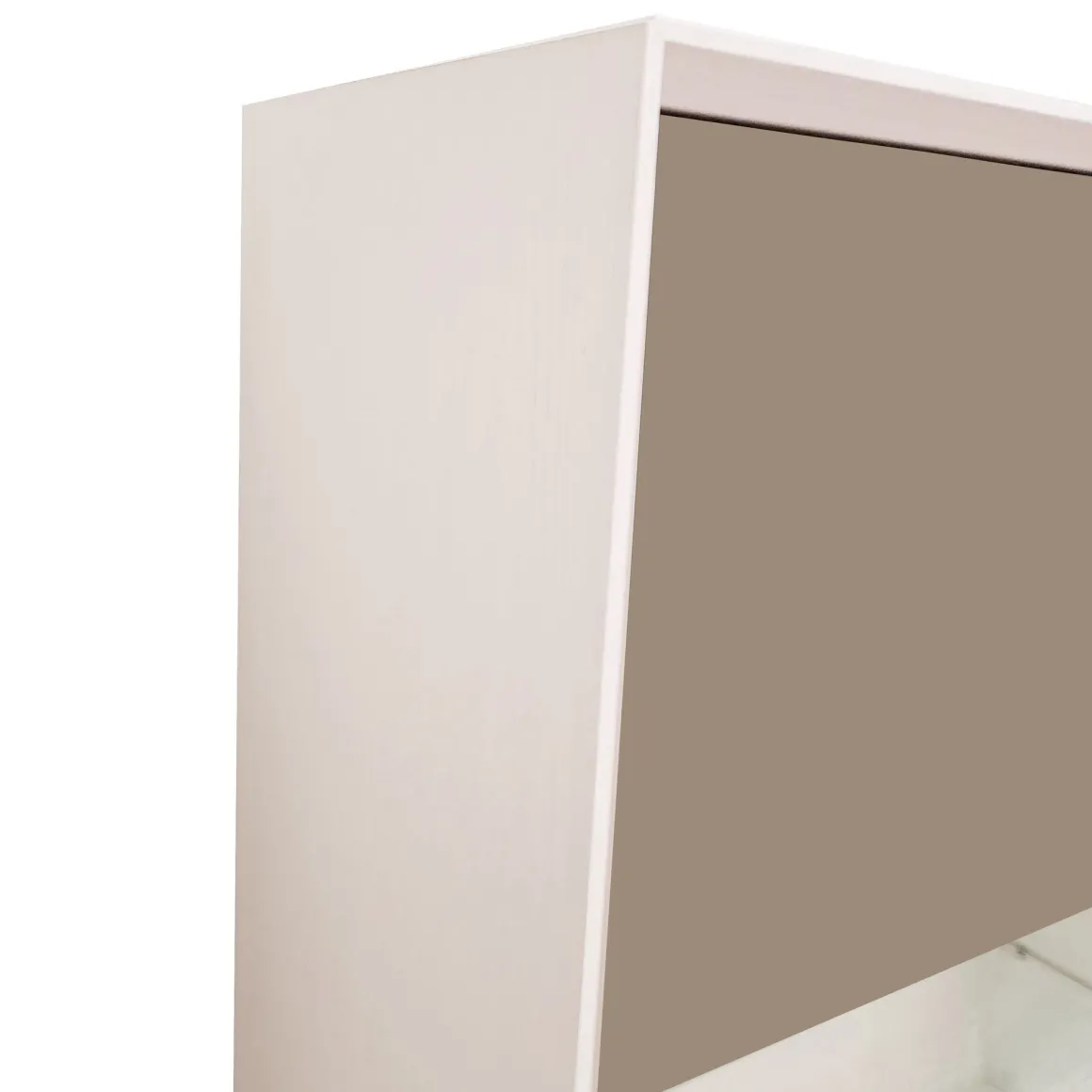 CREDENZA MOD. GIORNO PER GIORNO CM 105.6X45 H.167.6 NUVOLA FRASSINO E FANGO LISCIO in vendita online