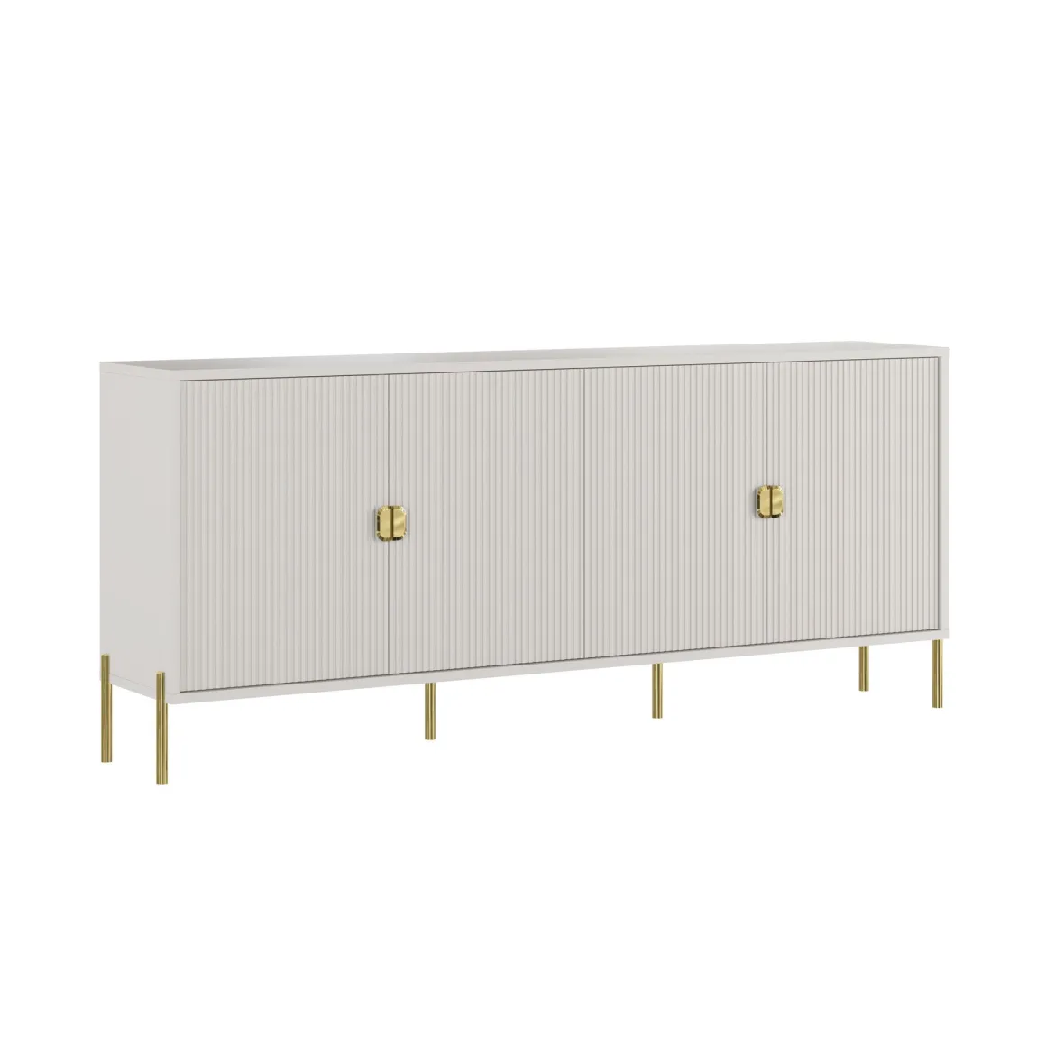 CREDENZA MOD.LOTUS CASHMERE EFFETTO CANNETTATO in vendita online