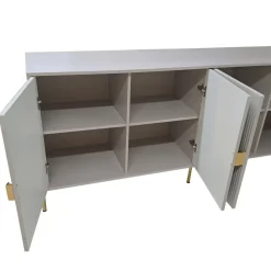 CREDENZA MOD.LOTUS CASHMERE EFFETTO CANNETTATO in vendita online