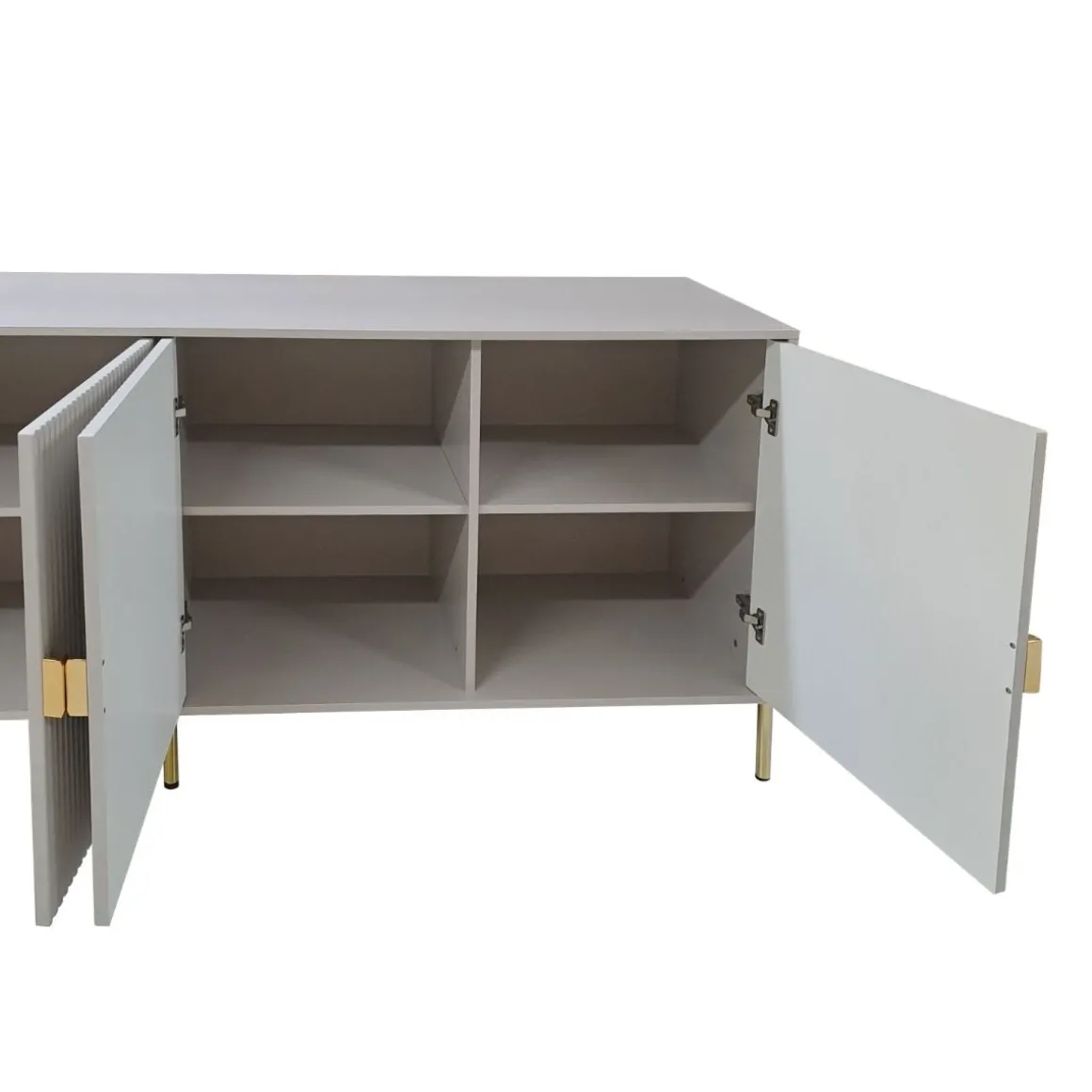 CREDENZA MOD.LOTUS CASHMERE EFFETTO CANNETTATO in vendita online