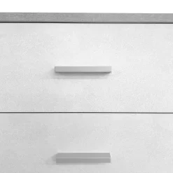 CREDENZA MOD. QUADRANTE CEMENTO E OSSIDO BIANCO : vendita online CREDENZA MOD. QUADRANTE CEMENTO E OSSIDO BIANCO in offerta