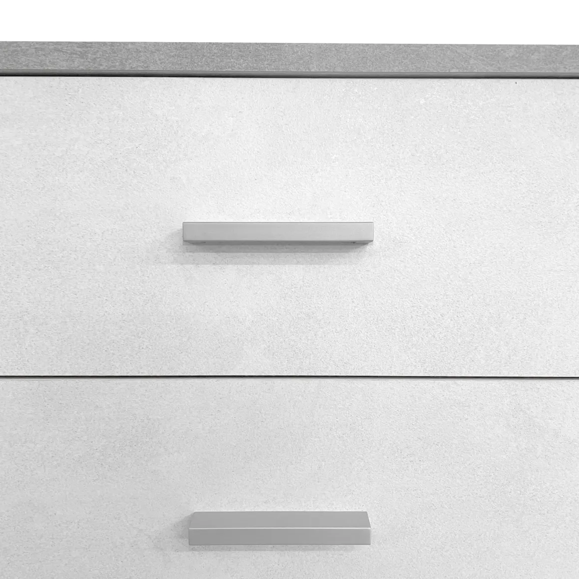 CREDENZA MOD. QUADRANTE CEMENTO E OSSIDO BIANCO : vendita online CREDENZA MOD. QUADRANTE CEMENTO E OSSIDO BIANCO in offerta