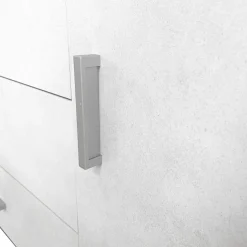 CREDENZA MOD. QUADRANTE CEMENTO E OSSIDO BIANCO : vendita online CREDENZA MOD. QUADRANTE CEMENTO E OSSIDO BIANCO in offerta