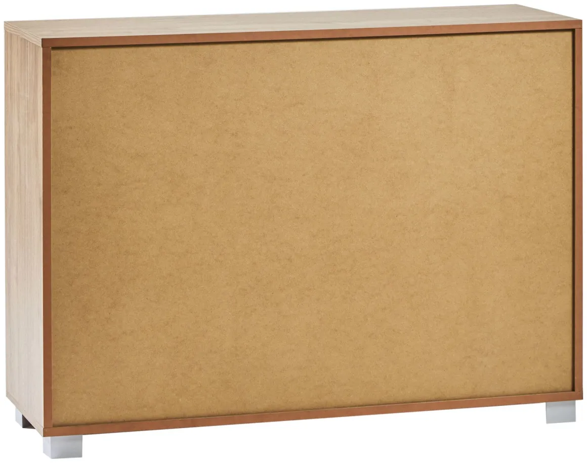 CREDENZA MOD. QUADRANTE NOCE STELVIO E OSSIDO BIANCO in vendita online