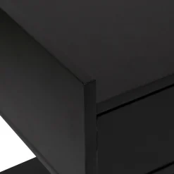 CREDENZA MOD. TEDY CM 120X40 H. 80 IN MDF E METALLO NERO in vendita online