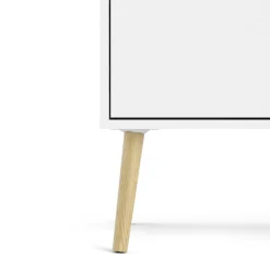CREDENZA OSLO BIANCO OPACO E OAK: vendita online CREDENZA OSLO BIANCO OPACO E OAK in offerta