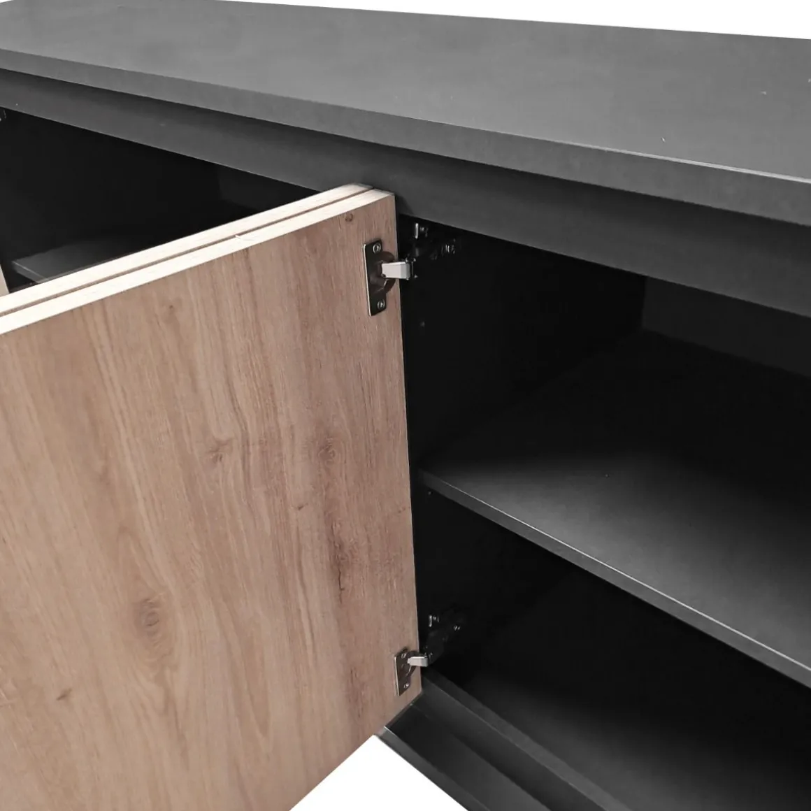 CREDENZA SKY 4ANTE CM 207X50 H. 80 LAVA/CADIZ in vendita online
