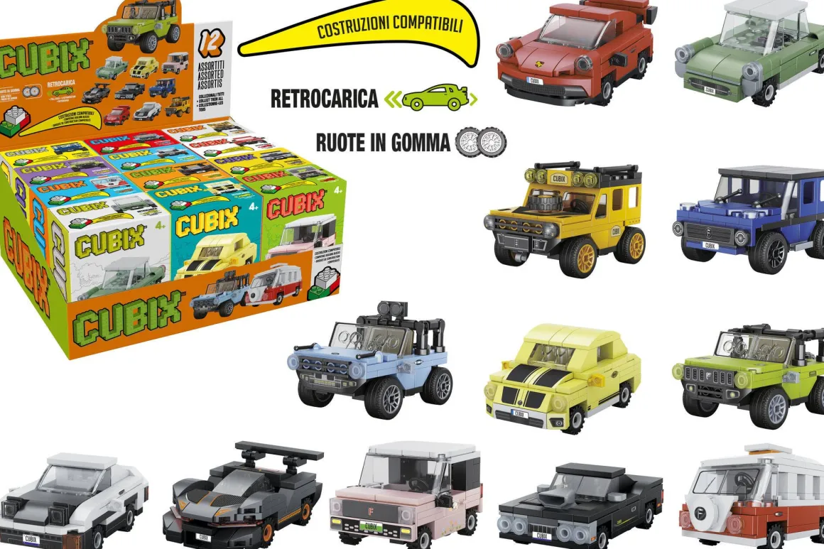 CUBIX - AUTO RETROCARICA ASSORTITO: vendita online CUBIX - AUTO RETROCARICA ASSORTITO in offerta