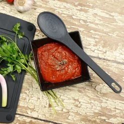 CUCCHIAIO MEDIO GOURMET NERO 29.8X6.2CM
