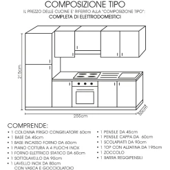 CUCINA COMPLETA BIANCA