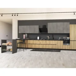 CUCINA COMPLETA FUMO/NOCE