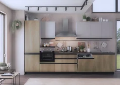 CUCINA MOD. EMILY COMP. LOLA CM 360X60 H.216 VERSIONE SINISTRA